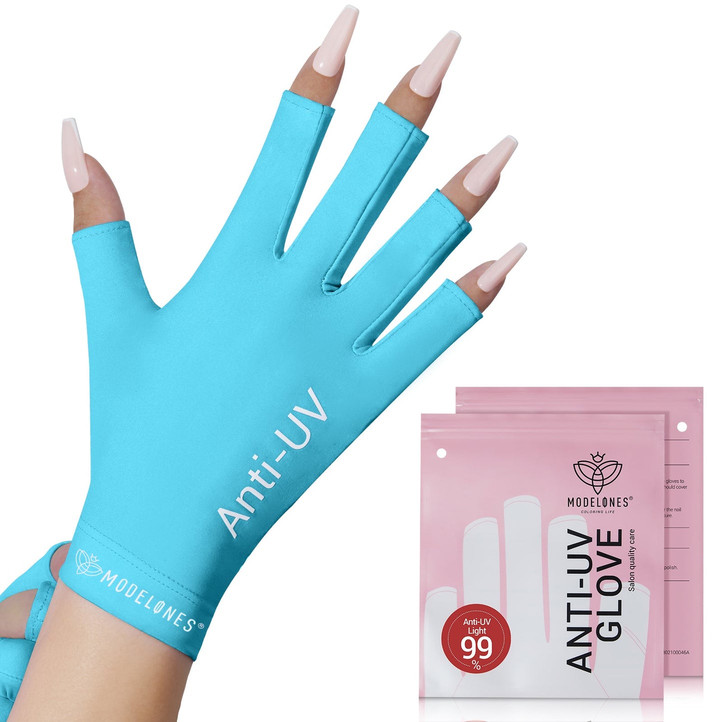 Anti-UV light Glove For Nails Salon Professional UPF 99+