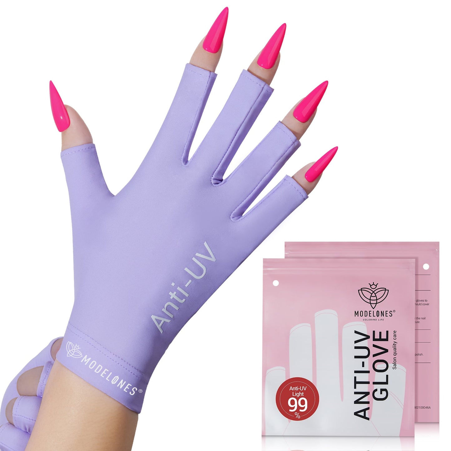 Anti-UV light Glove For Nails Salon Professional UPF 99+