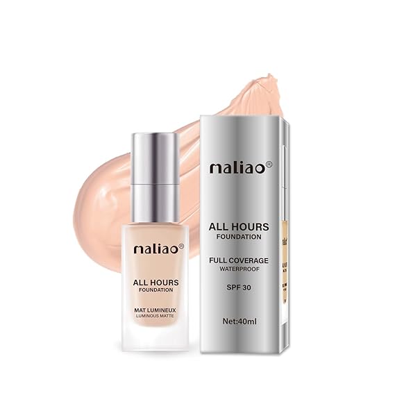 Maliao All Hours Foundation Mat Lumineux (02 Soft Ivory) - 40 ml