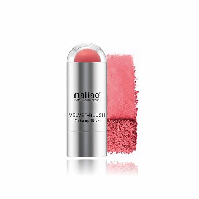 Maliao Velvet Blush Makeup Stick 06 - 8 gms