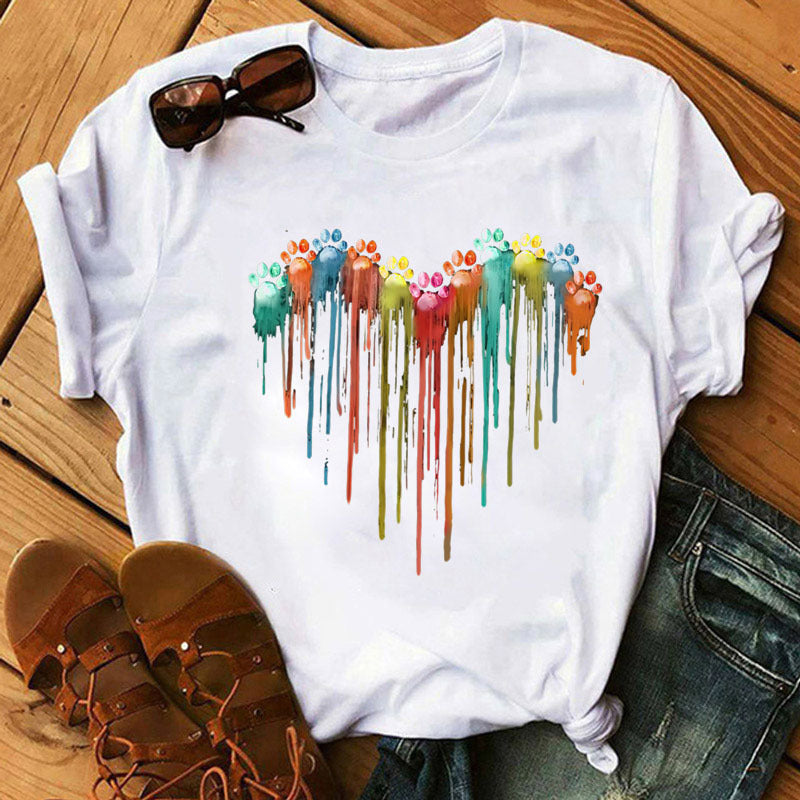 Love Dog Paw T-shirt