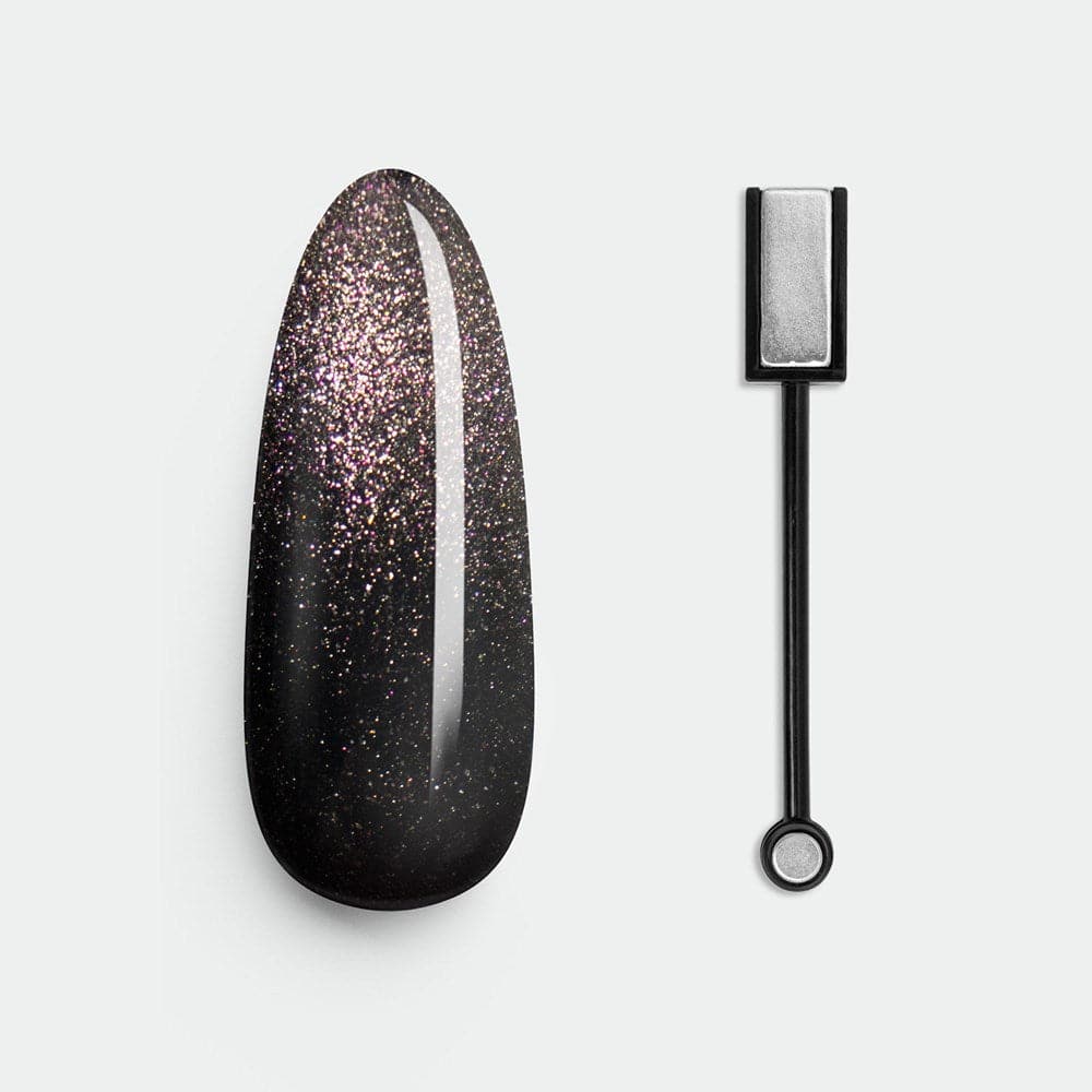 Gelous Fantasy Illusion gel nail polish with Nail Art Magnet swatch - photographed in New Zealand