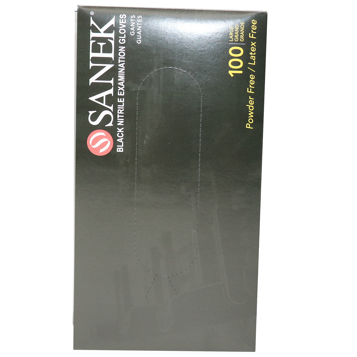 Graham Sanek Nitrile Gloves Black 100pk.