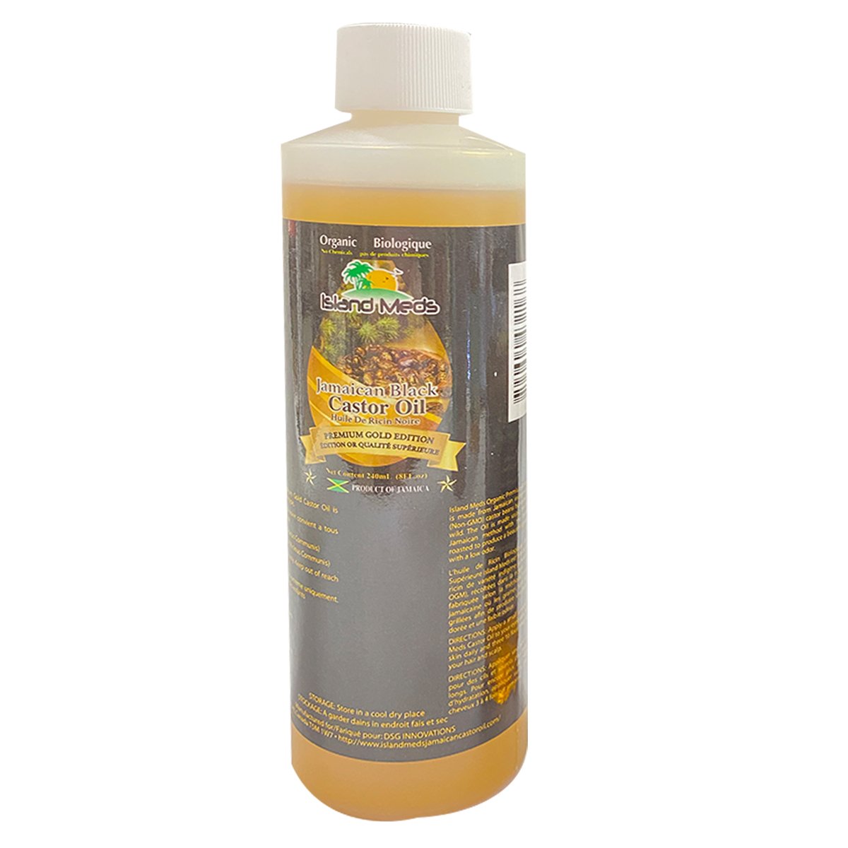 Island Meds Jamaican Black Castor Oil Premium Gold