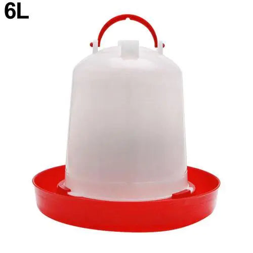 Chicken Drinking Cups Red None