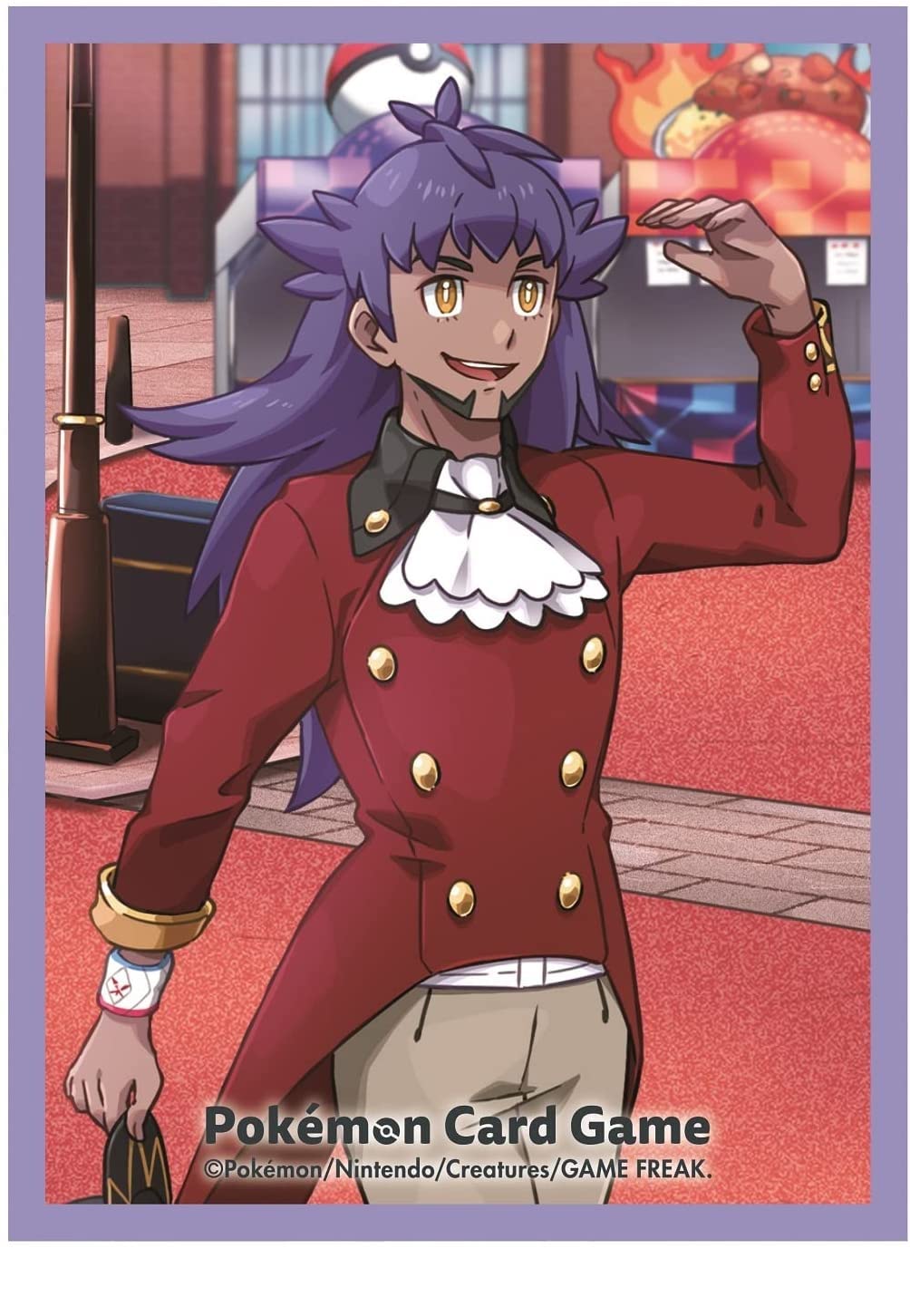 POKEMON CENTER ORIGINAL Card Sleeve Pkmn Trainers Off Shot! Leon