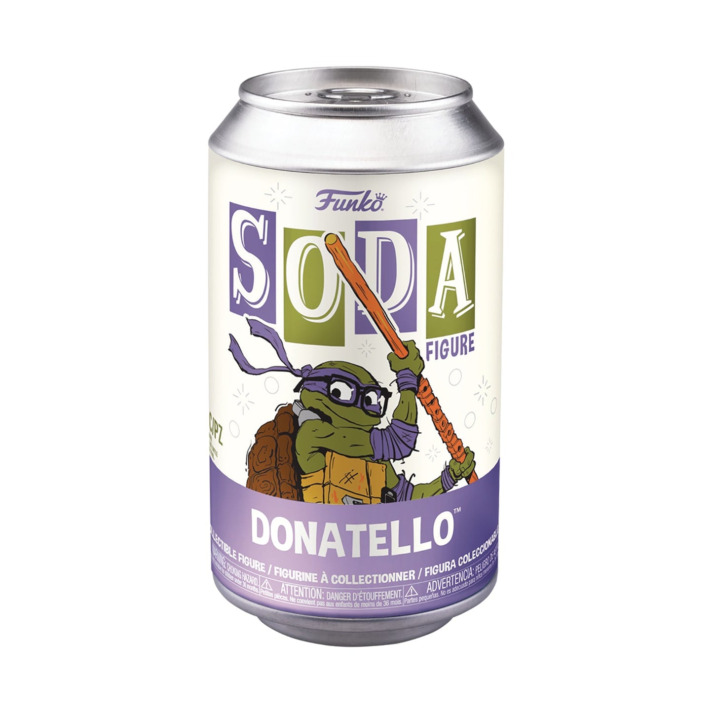Funko Vinyl Soda Teenage Mutant Ninja Turtles Donatello Soda 4 with Ch Vinyl Figure
