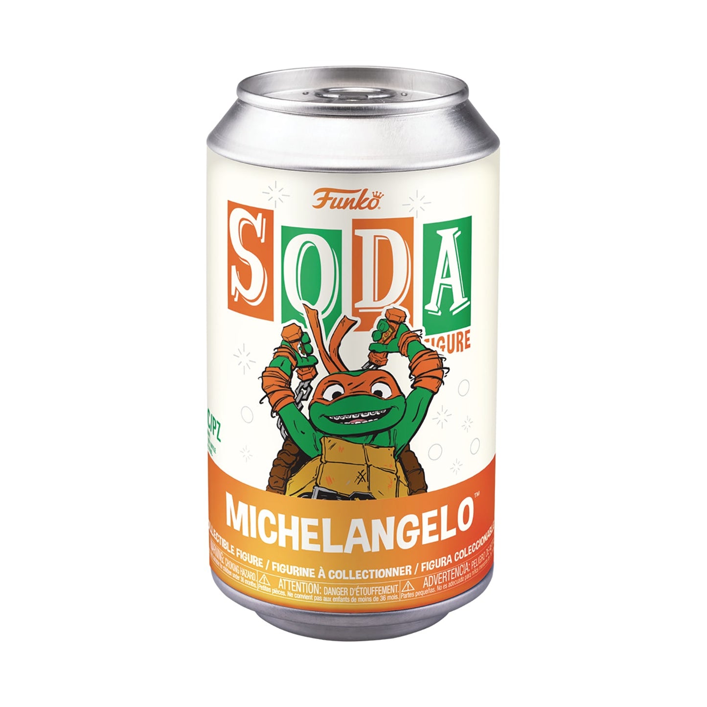 Funko Vinyl Soda Teenage Mutant Ninja Turtles Michelangelo Soda 6 with Ch Vinyl Figure