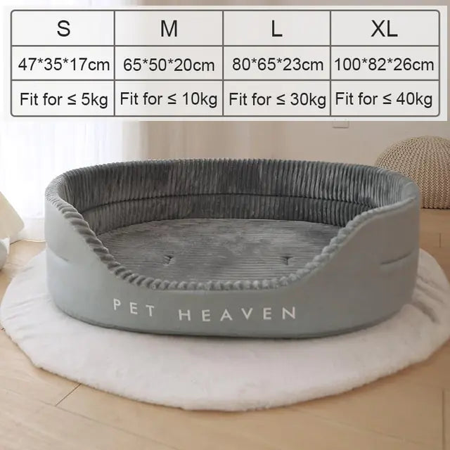 Soft Padded Dog Bed Grey Bed M