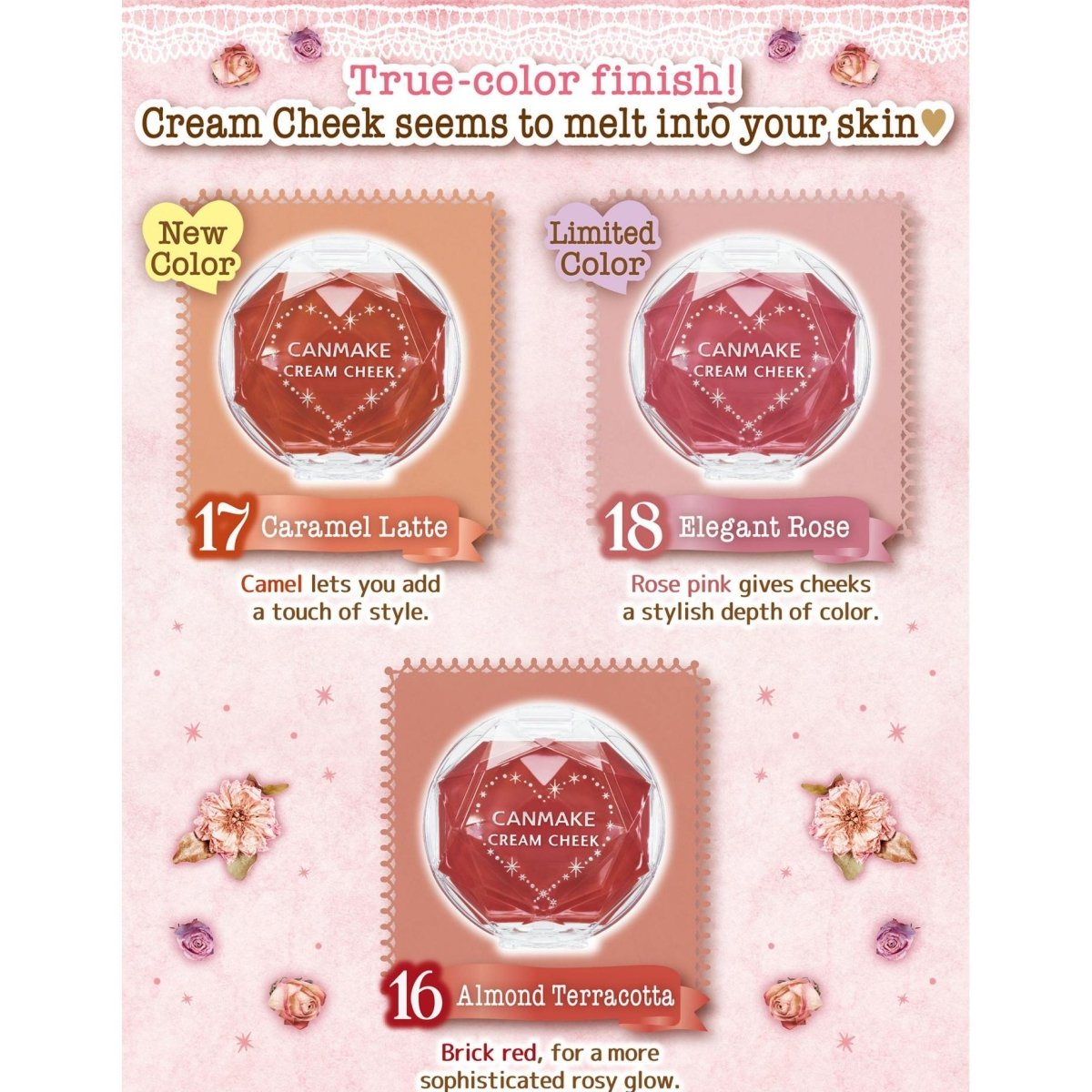 Cream Cheek (13 Types)