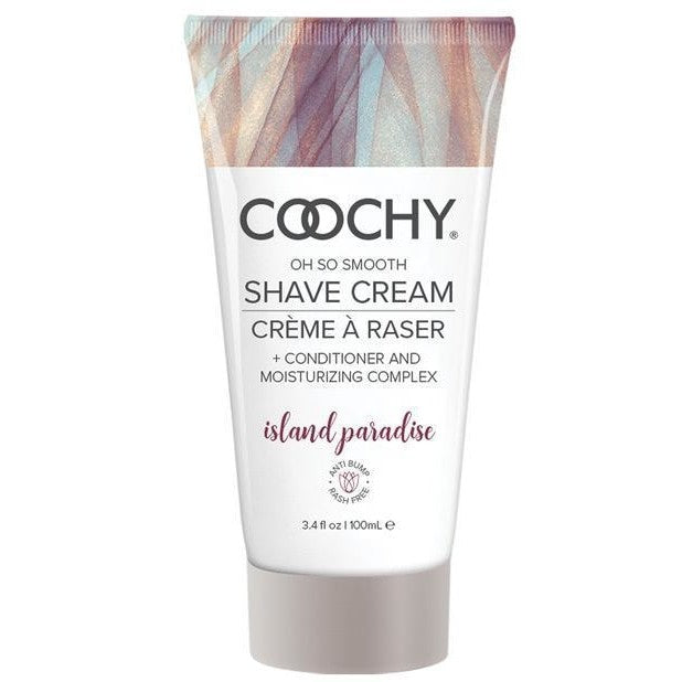 Coochy Shave Cream Island Paradise 3.4 Oz Intimates Adult Boutique