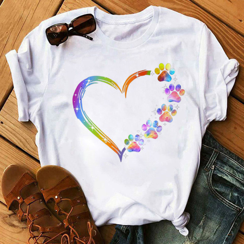 Love Dog Paw T-shirt