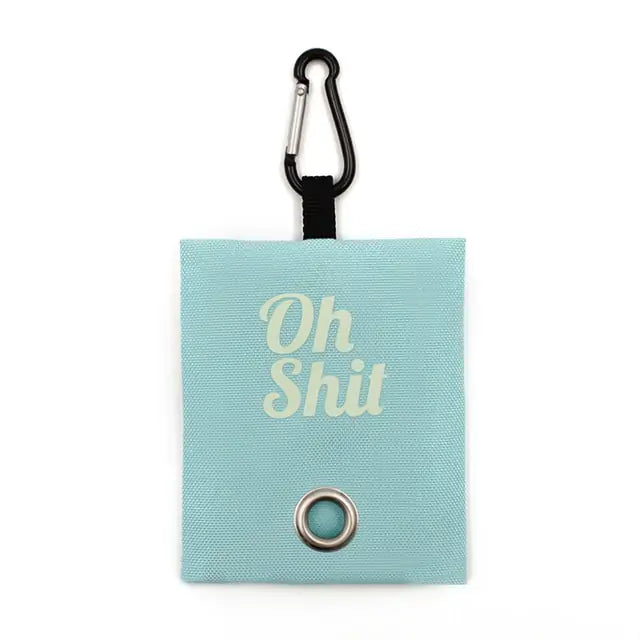 Pets Canvas Waste Bag Light Blue