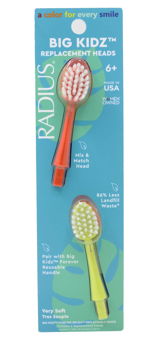 Radius - Replacemnt Head 2PK For Big Kids, 2 Ct