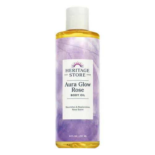 Heritage Store, Aura Glow Skin Lotion, Rose 8 Fl Oz