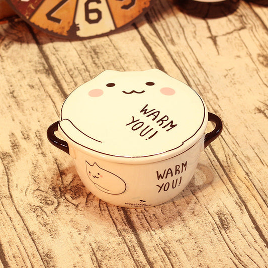 Cute Cat Noodle Bowl