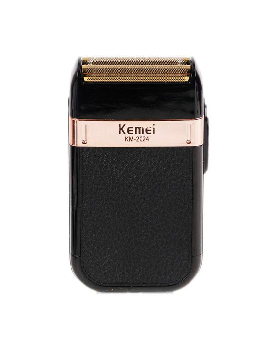 1pc Km-2024 Electric Rechargeable Dual Blade Shaver