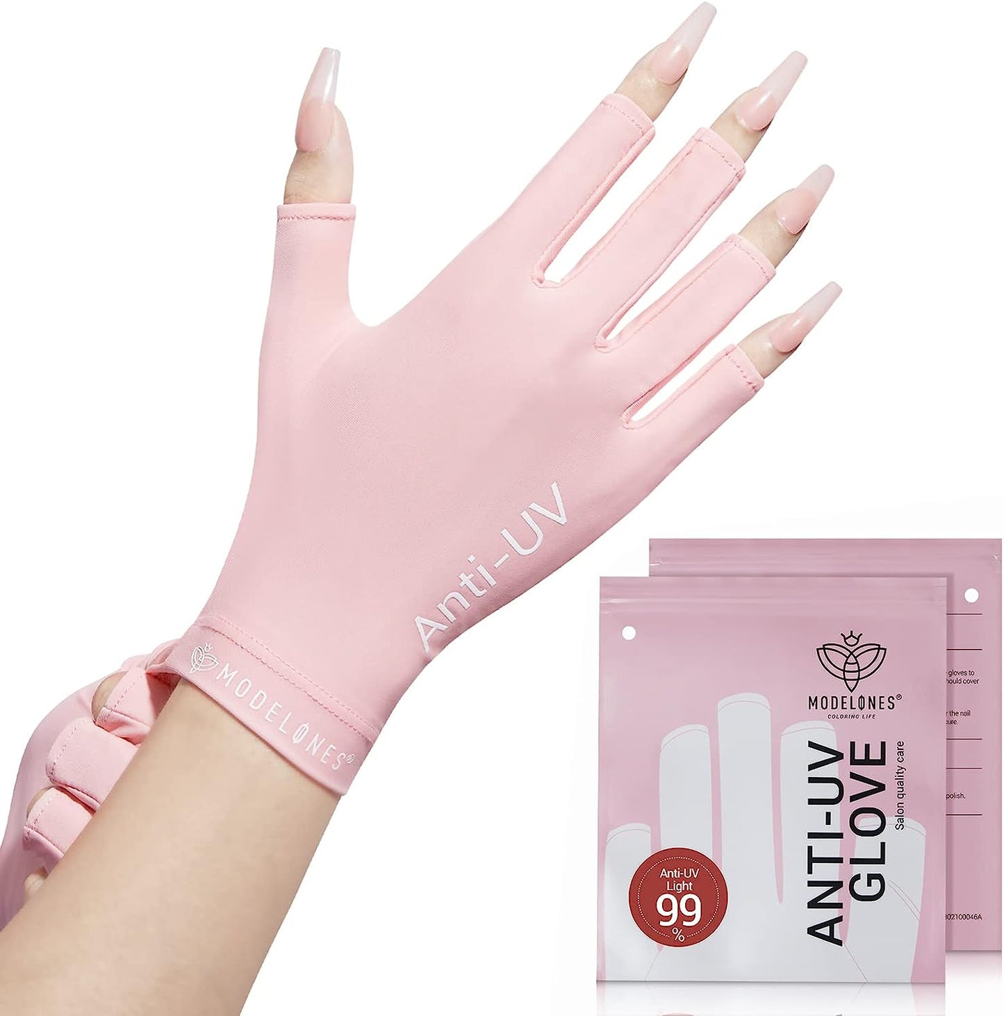Anti-UV light Glove For Nails  Salon Professional UPF 99+