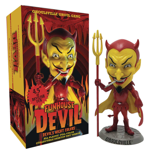 Funhouse Devil Tiny Terror Devils Night Previews Exclusive Figure W/Signed Card