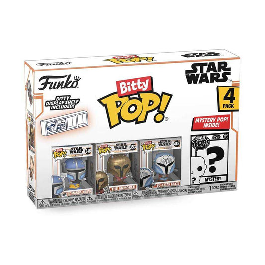 Bitty Pop Mandalorian Heavy Mandalorian 4pk Vinyl Figure