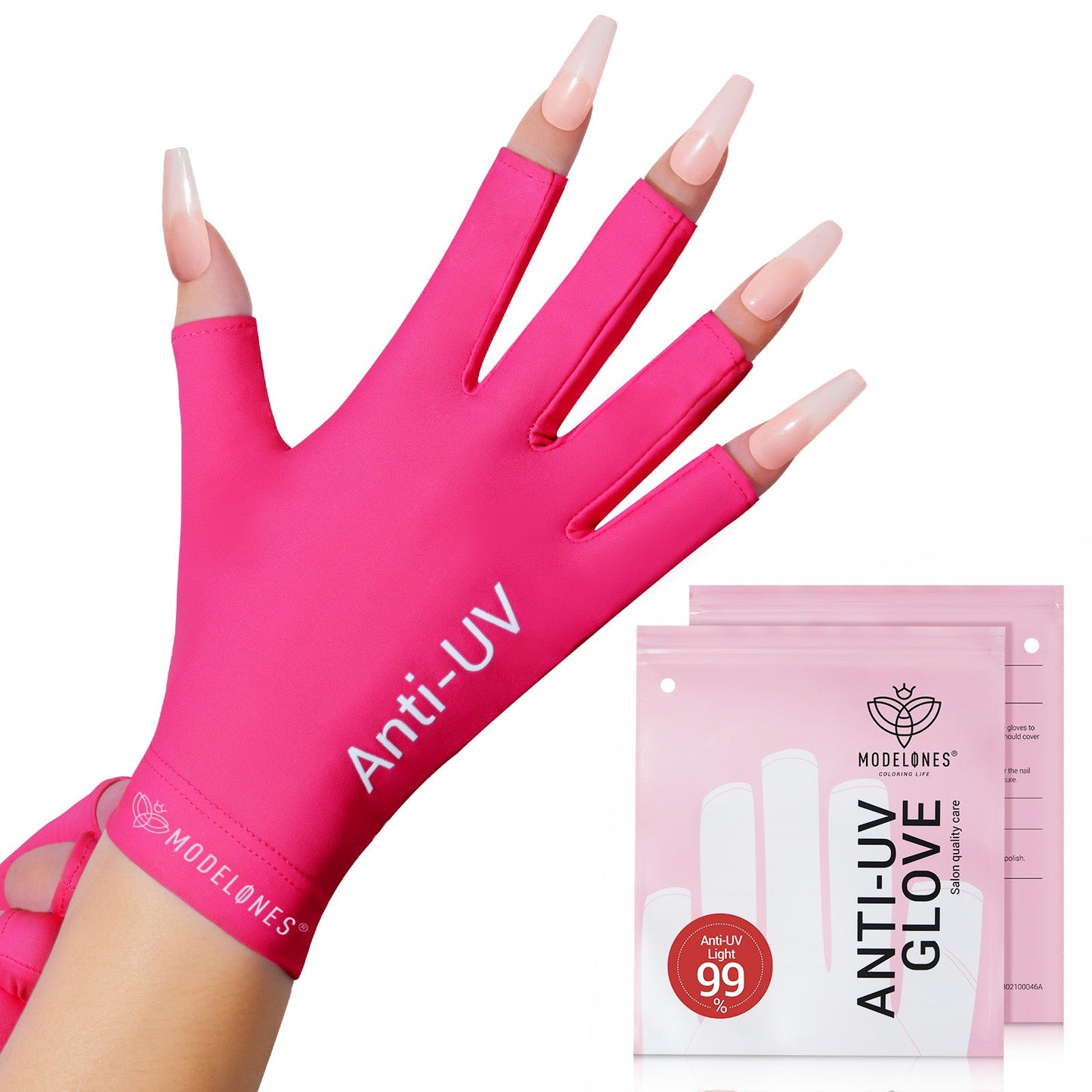 Anti-UV light Glove For Nails  Salon Professional UPF 99+