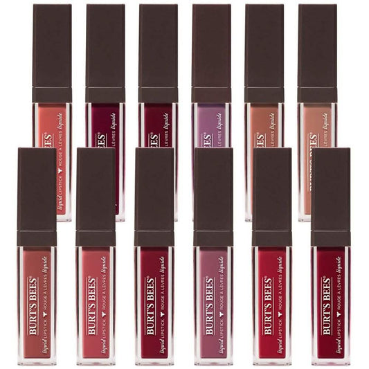 3-Pack: Burt's Bees 100% Natural Moisturizing Liquid Lipstick Assorted