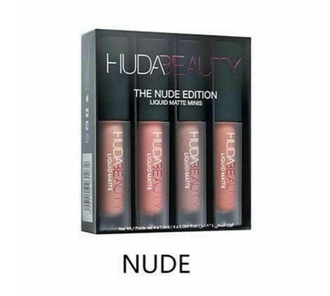 4pcs/set Lipgloss Mini Lip Glaze Set Velvet Matte Waterproof Lipsticks