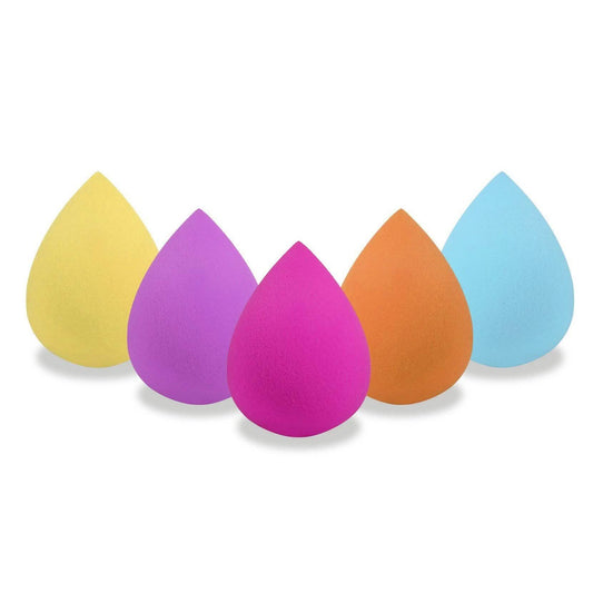 5-Pack: Makeup Tear Drop Blending Beauty Sponges