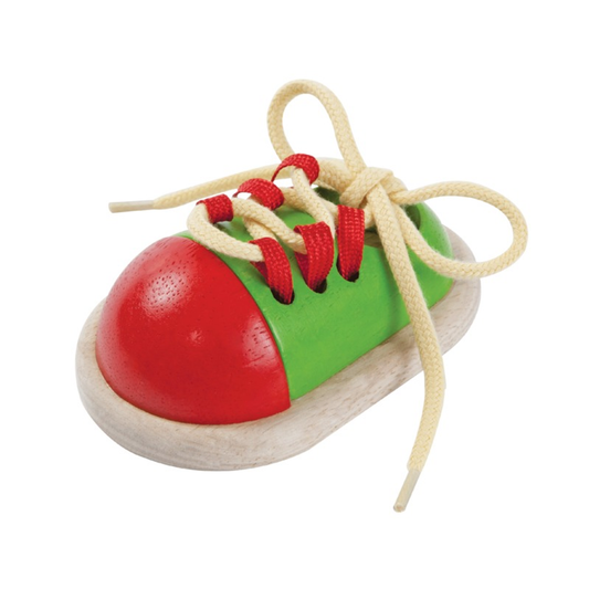 Wooden Tie Up Shoe