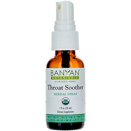 Banyan Botanicals Throat Soother Spray, Organic 1 fl oz