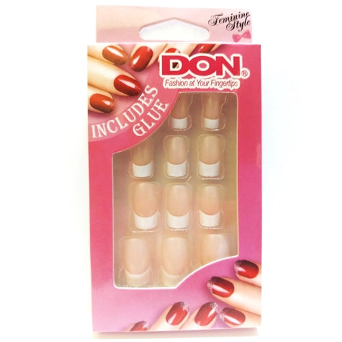 Don Fashion At Your Fingertips French Tip Press On Nails