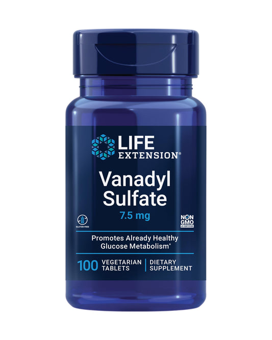 Life Extension Vanadyl Sulfate 100 Tablets