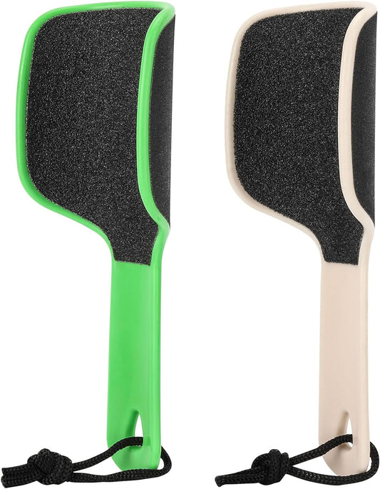 2 Pcs Curved Foot File Callus Remover for Feet, Double Sided Heel File Scraper Foot Scrubber Dead Skin Remover