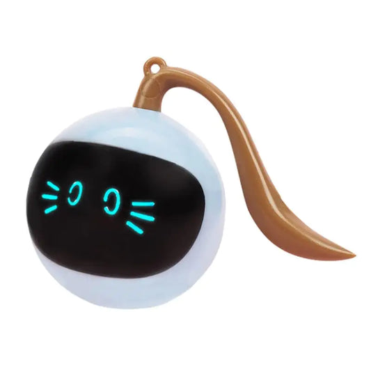 Automatic Self Rotating Cat Toy White