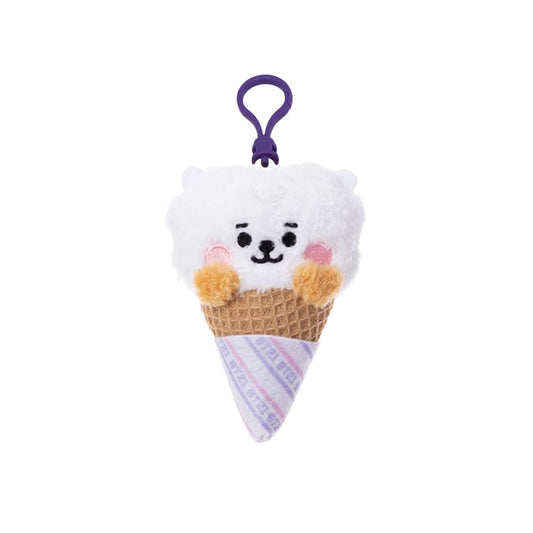 BT21 RJ  BABY Ice Cream Mascot Plush Keychain