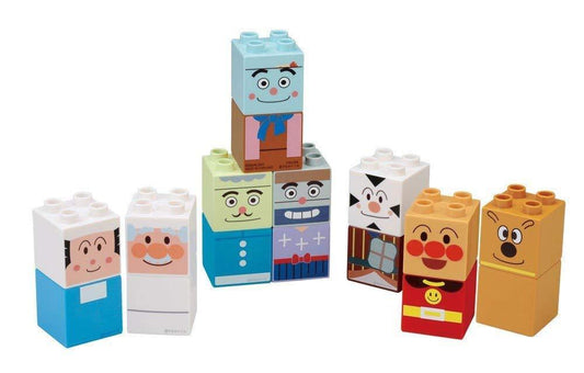 Bandai Block Labo Anpanman Anpanman And Nakamachi Block Set