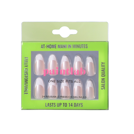 French Chrome Press-on Nails