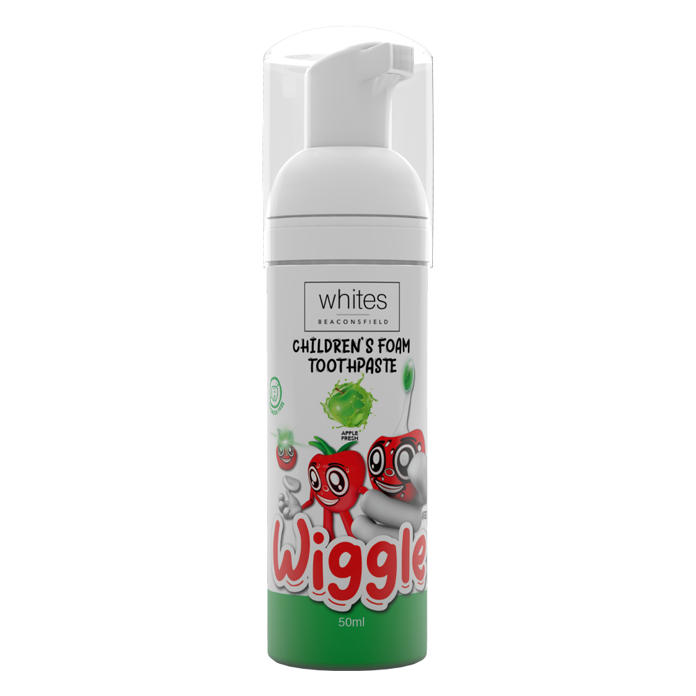"Wiggle" Fluoride Toothpaste Foam