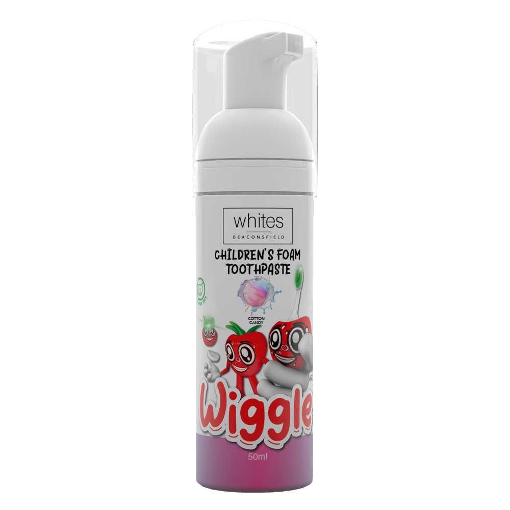 "Wiggle" Non-Fluoride Toothpaste Foam