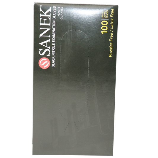 Graham Sanek Nitrile Gloves Black 100pk.