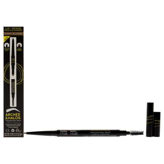 2-in-1 Defining Eyebrow Pencil and Powder - Sunny Blonde