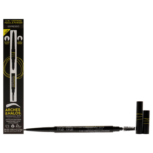 2-in-1 Defining Eyebrow Pencil and Powder - Espresso