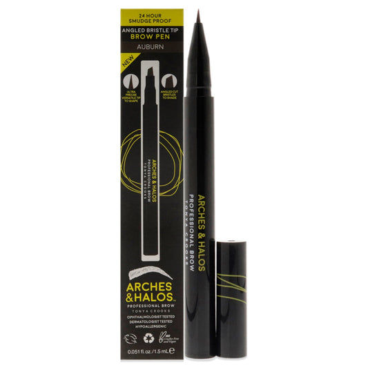 Angled Bristle Tip Waterproof Brow Pen - Auburn