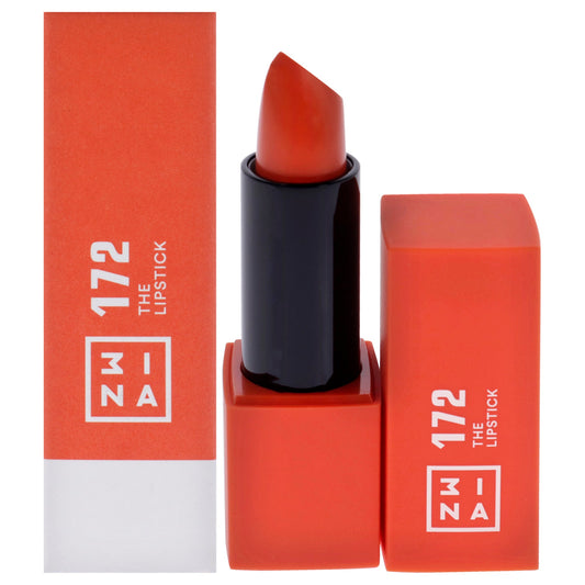 The Lipstick - 172 Bright Sunset Orange by 3Ina for Women - 0.16 oz Lipstick