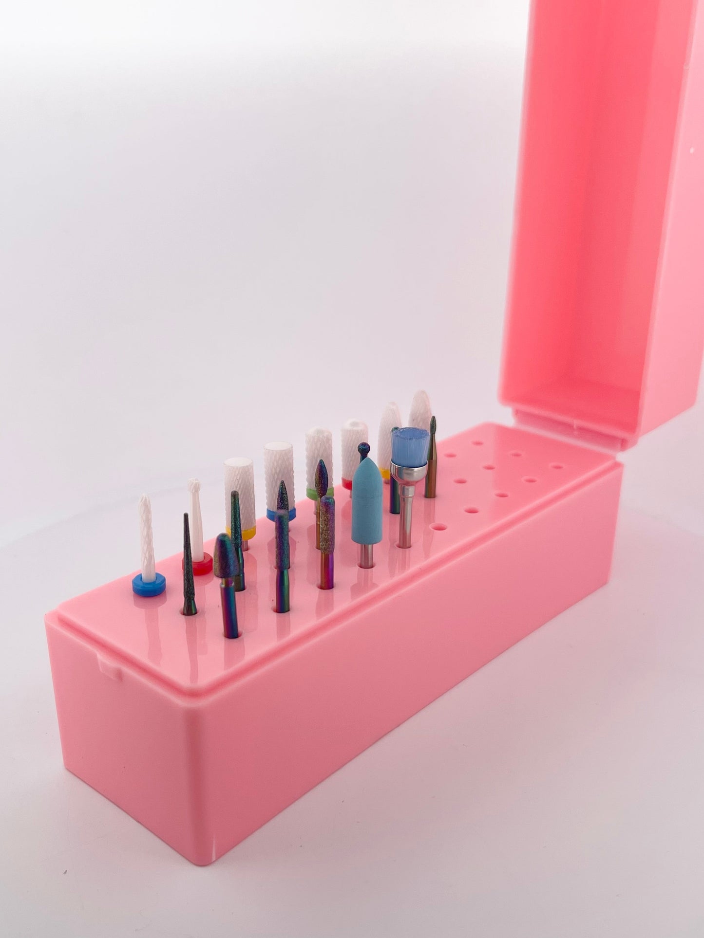 19pcs Nail Drill Bits with Case