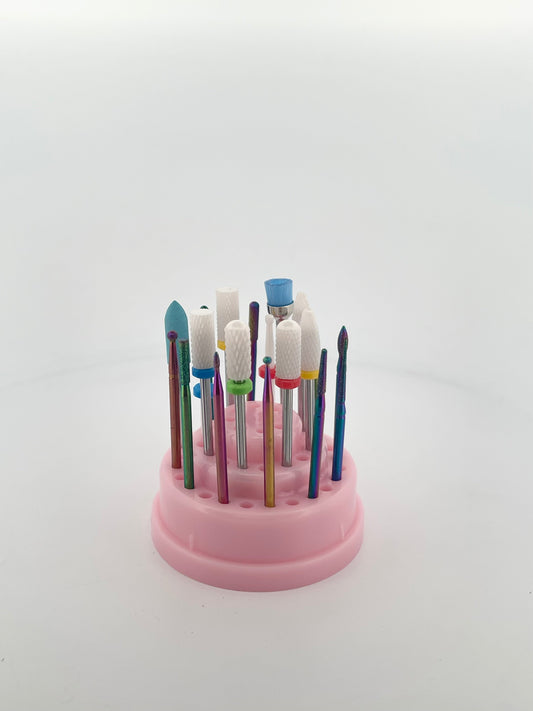 19pcs Nail Drill Bits with Case