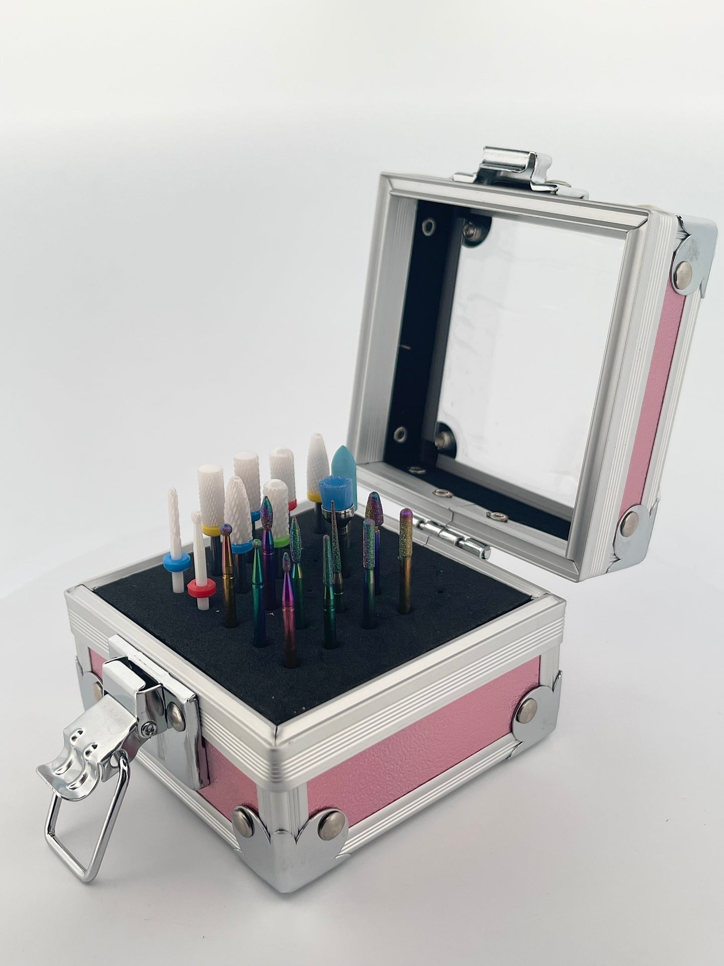 19pcs Nail Drill Bits with Case