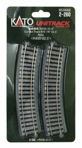 Kato 2-260 Ho Unitrack 16.875 Radius Curve 4 Pieces