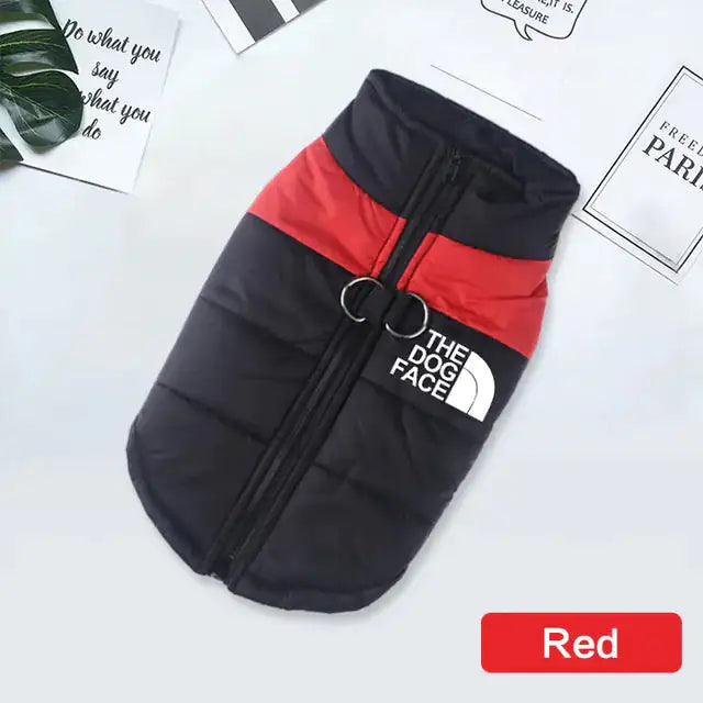 Arctic Paws Waterproof Winter Dog Vest Red 4XL