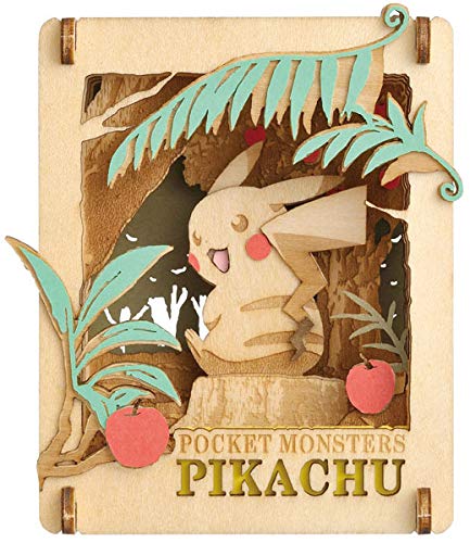 ENSKY Paper Theater Pt-W05 Wood Style Pokemon Pikachuu